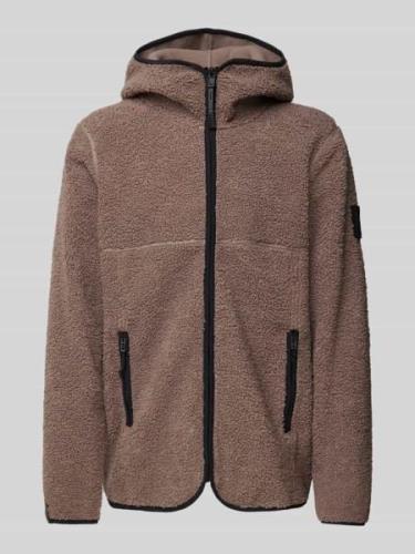 Sherpa jacket met ritszakken, model 'BROR'