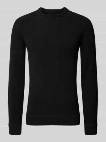 Gebreide pullover met ronde hals, model 'SETHAN'