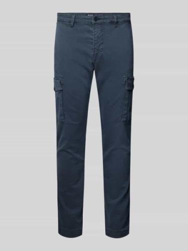 Tapered fit cargobroek met riemlussen, model 'Driver'