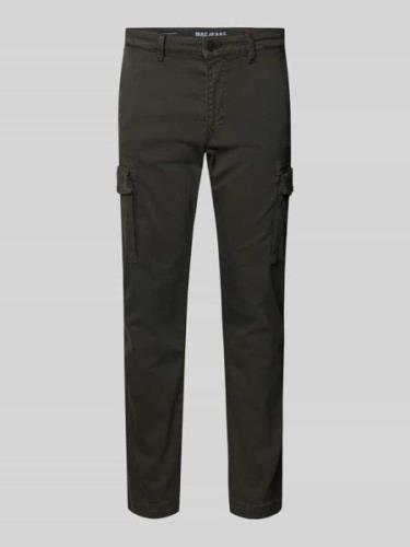 Tapered fit cargobroek met riemlussen, model 'Driver'