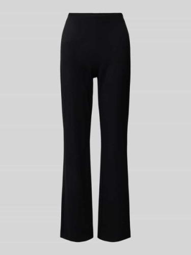 Flared cut broek met elastische band