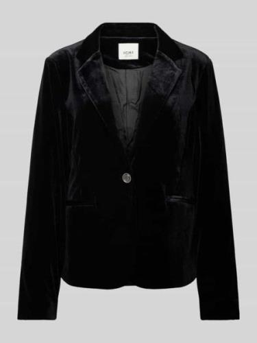 Blazer met reverskraag, model 'VELVETTY'