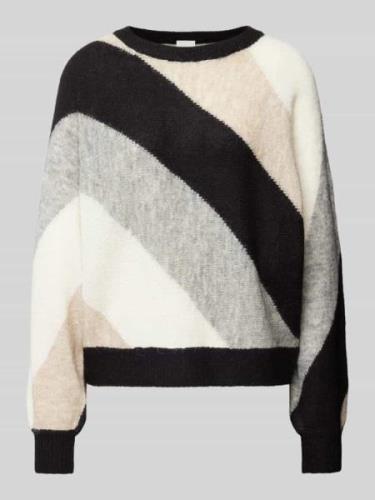 Gebreide pullover met raglanmouwen, model 'KAMARA'