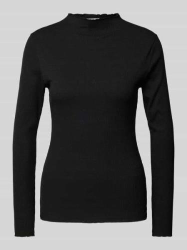 Shirt met lange mouwen en turtleneck, model 'Papilone'