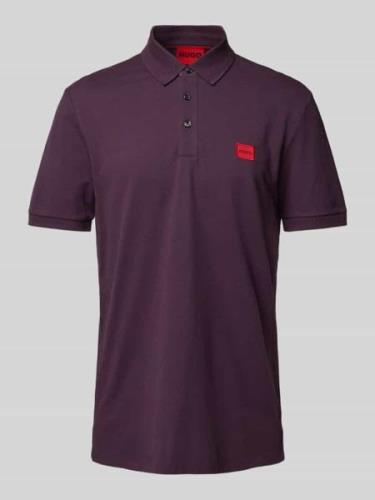 Poloshirt met labelpatch, model 'Dereso'