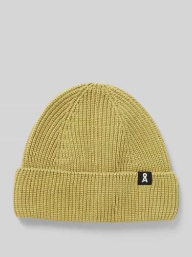 Beanie met labeldetail, model 'NILDAAO'