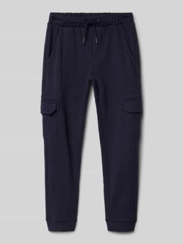 Regular fit sweatpants met steekzakken