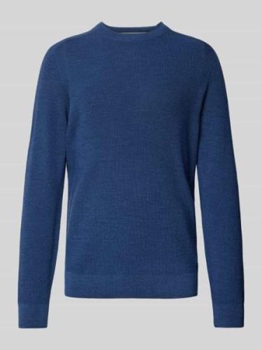 Gebreide pullover met labeldetail, model 'ROY'