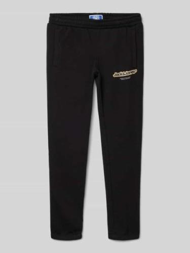 Regular fit sweatpants met labelprint, model 'KARL'