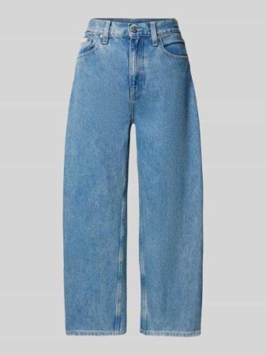 Wide leg jeans in 5-pocketmodel, model 'BARREL'