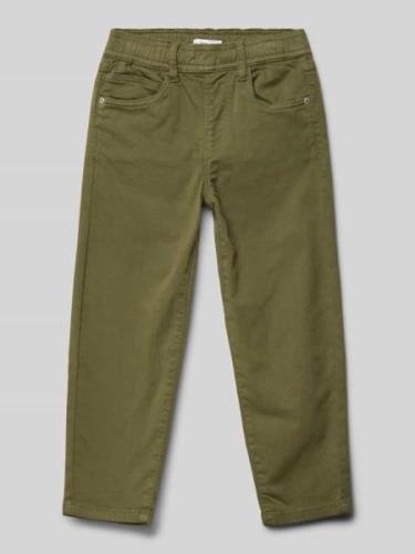 Tapered fit broek in 5-pocketmodel, model 'SILAS'