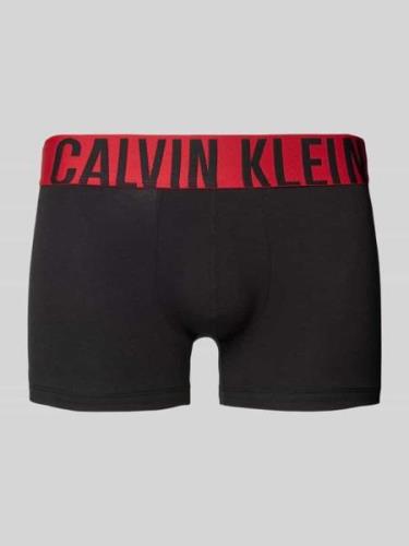 Boxershort met band met label in een set van 3 stuks