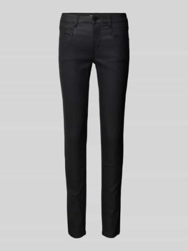 Skinny fit jeans met coating, model 'ALEXA'