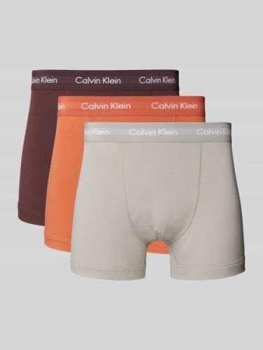 Boxershort met logo in band in een set van 3 stuks