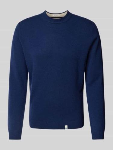 Gebreide pullover met labeldetails