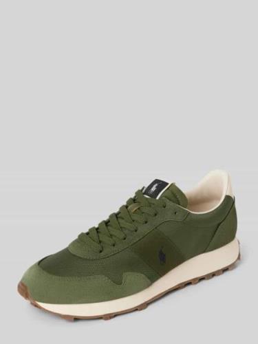 Sneakers met vetersluiting