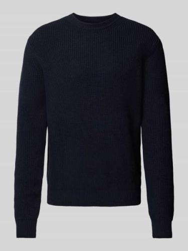 Gebreide pullover met labeldetail