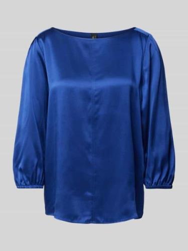 Regular fit blouse met 3/4-mouwen