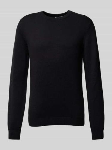 Gebreide pullover met ronde hals