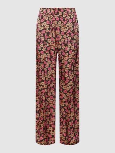 Broek met all-over bloemenprint, model 'Victory'