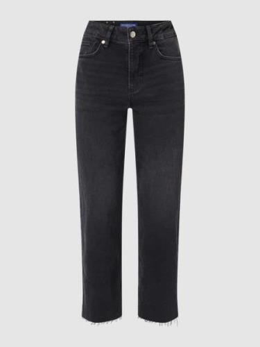 Straight fit jeans met stretch, model 'The Sky'