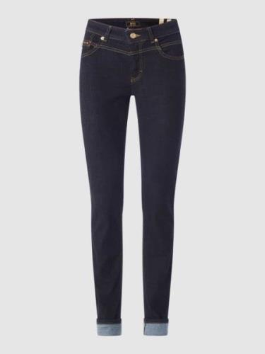 Straight fit jeans met stretch, model 'Rich'