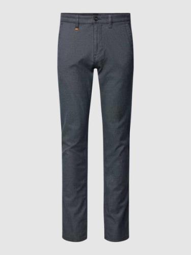 Slim fit chino met steekzakken, model 'SCHINO'