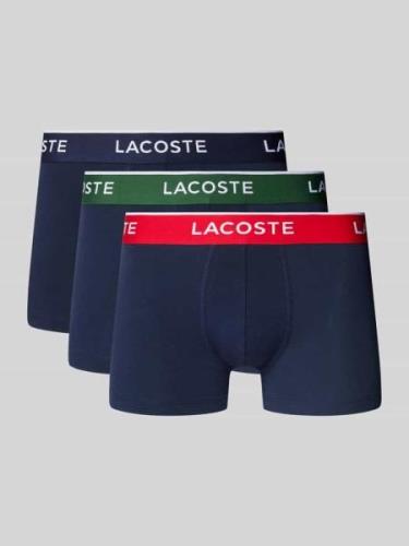 Boxershort met elastische band met logo in een set van 3 stuks