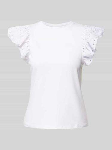 T-shirt met volants, model 'redda'