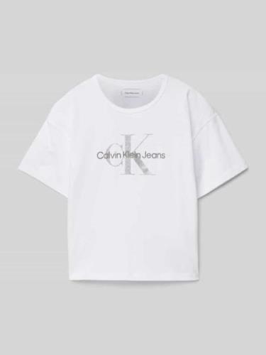 Kort T-shirt met logoprint