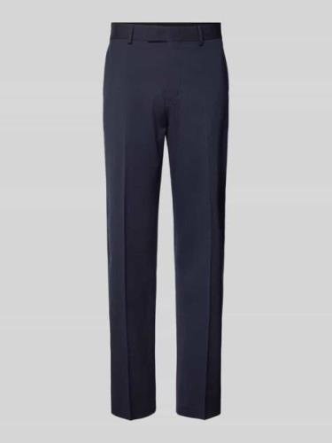 Regular fit pantalon met persplooien, model 'TENSE'