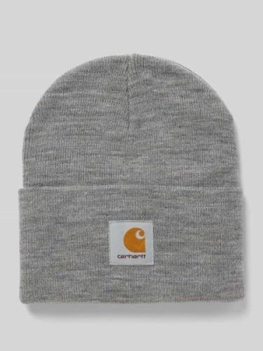 Beanie met labelpatch, model 'WATCH'