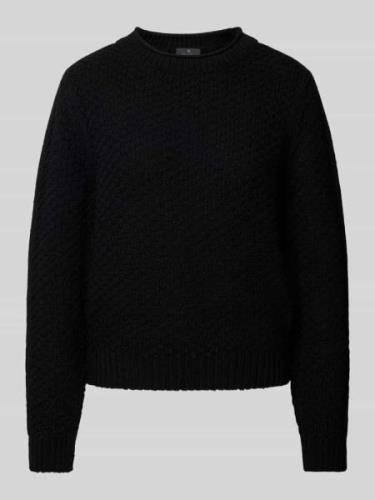 Gebreide pullover met structuurmotief