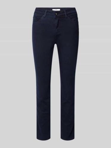 Slim fit jeans met riemlussen, model 'Shakira'