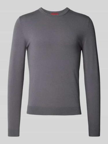 Gebreide pullover met ronde hals, model 'San Cody'