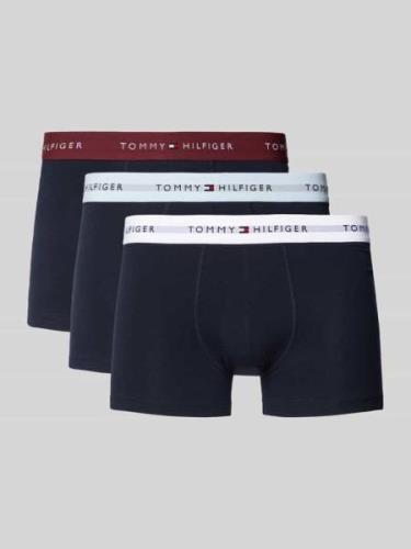 Boxershort met elastische band met logo in een set van 3 stuks