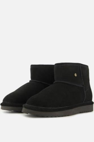 Warmbat Wallyby Gevoerde boots zwart Suede