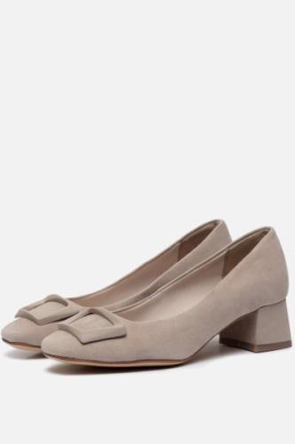 Tamaris Pumps taupe Suede