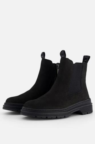 Tamaris Chelsea boots zwart Leer