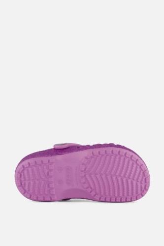 Crocs Baya Glitter Clogs Slippers paars Rubber