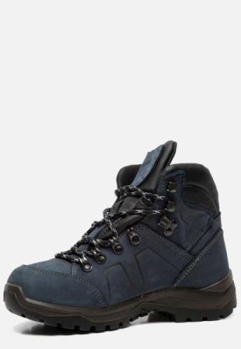 Grisport Utah Mid wandelschoenen blauw Leer