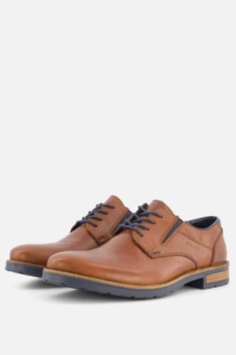 Rieker Veterschoenen cognac Leer