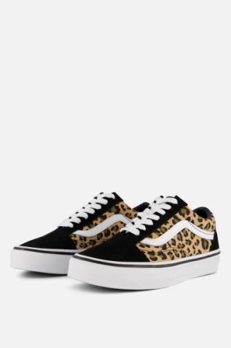 Vans Old Skool Animal Sneakers zwart Textiel