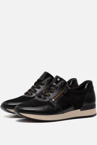 Gabor Sneakers zwart Leer