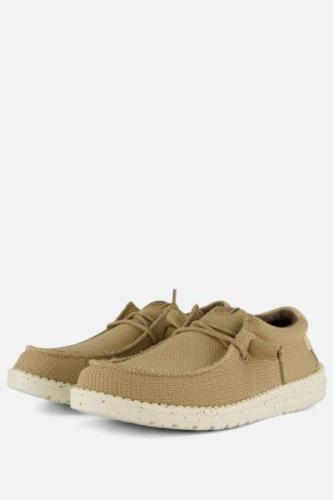 HEYDUDE Wally Sport Instappers bruin Canvas