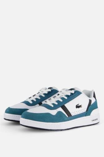 Lacoste T-Clip Sneakers wit Leer