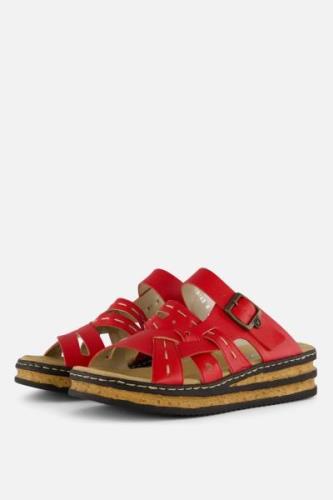 Rieker Sandalen rood Synthetisch