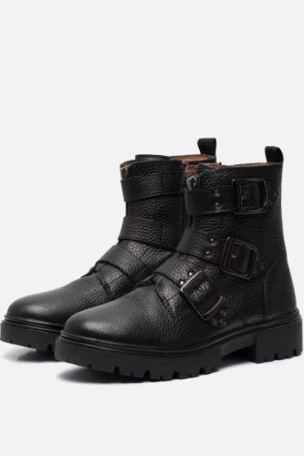 Muyters Biker boots zwart Leer