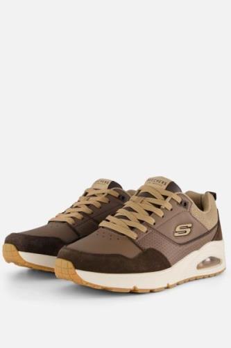 Skechers Uno-Retro One Sneakers bruin Suede