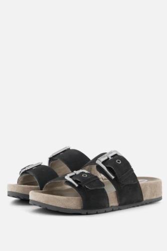 Tamaris Comfort Sandalen zwart Leer